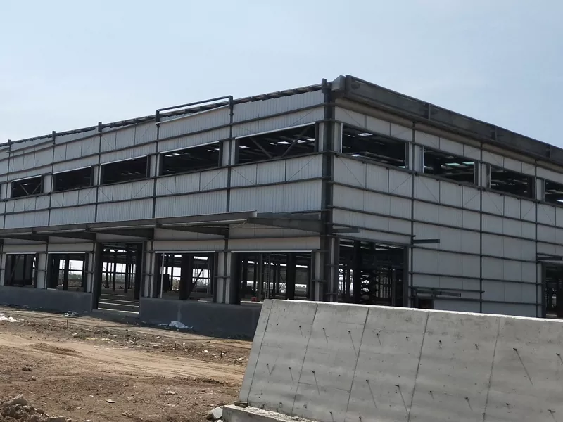 Trvalé skladovanie oceľovej štruktúry