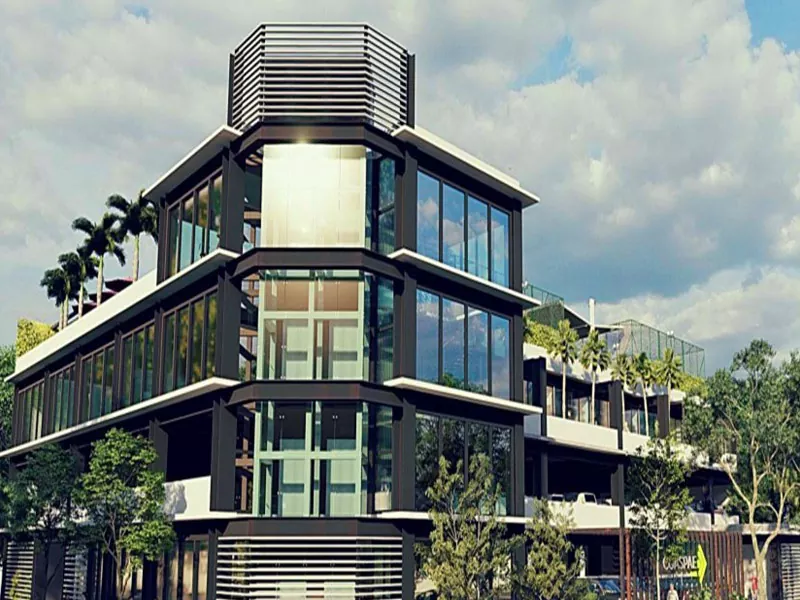 Oceľová štruktúra Business Hotel